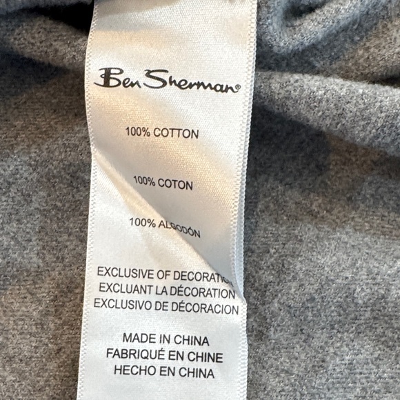 Ben Sherman Charcoal Button Down Shirt - Picture 3 of 3